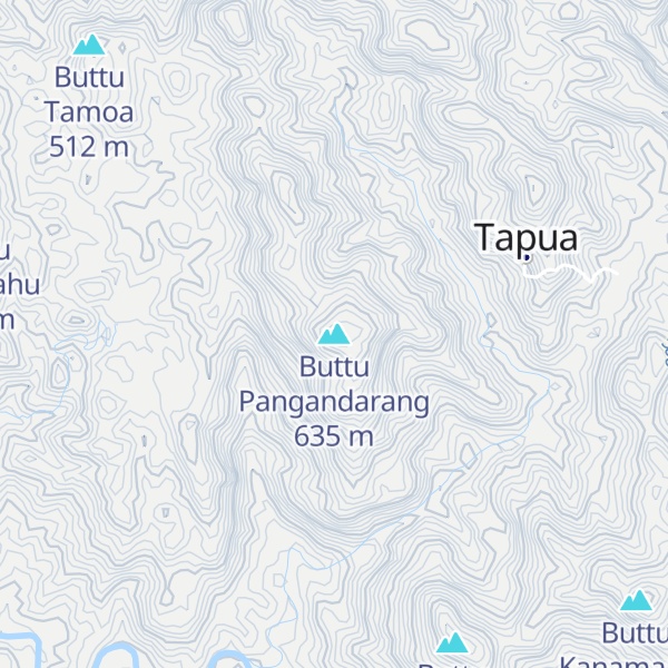 Map of Buttu Pangandarang