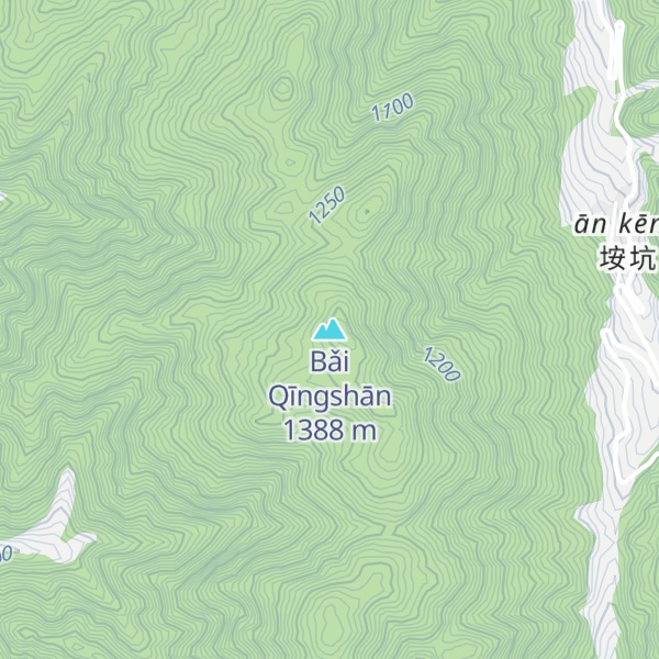 Map of Bǎi Qīngshān