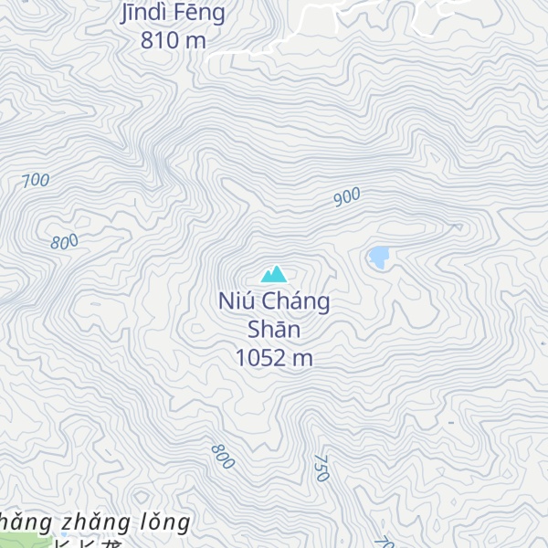 Map of Niú Cháng Shān