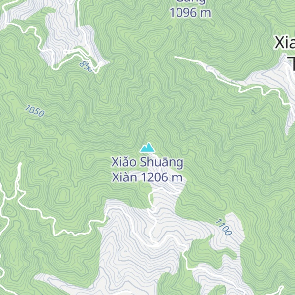 Map of Xiǎo Shuāng Xiàn