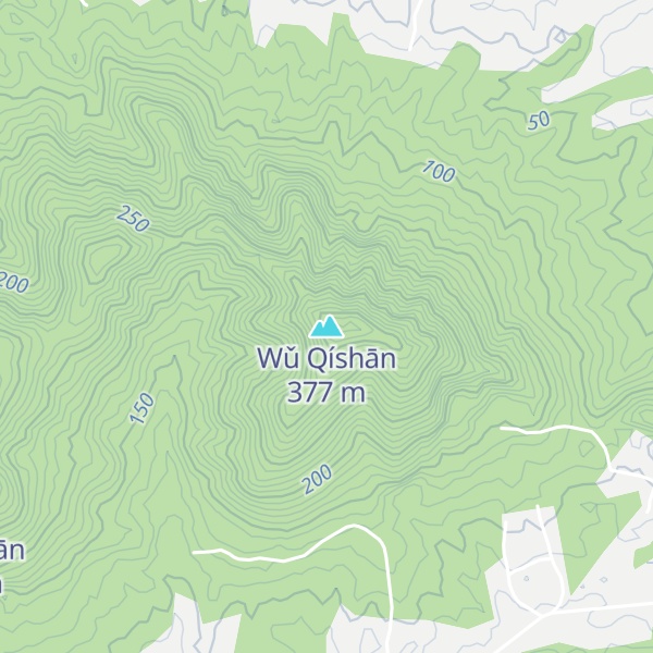 Map of Wǔ Qíshān