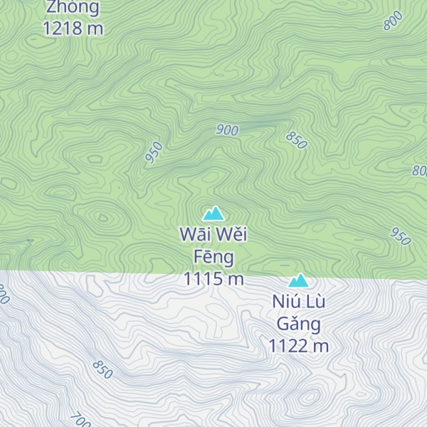 Map of Wāi Wěi Fēng