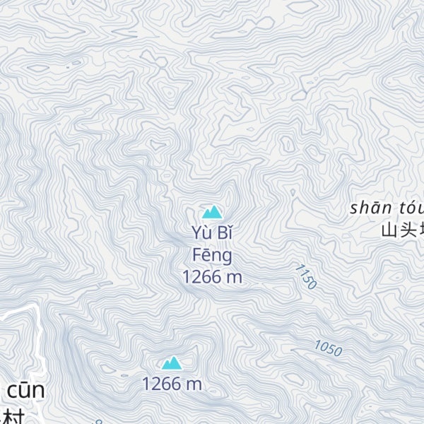 Map of Yù Bǐ Fēng