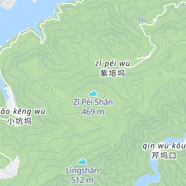 Map of Zǐ Péi Shān