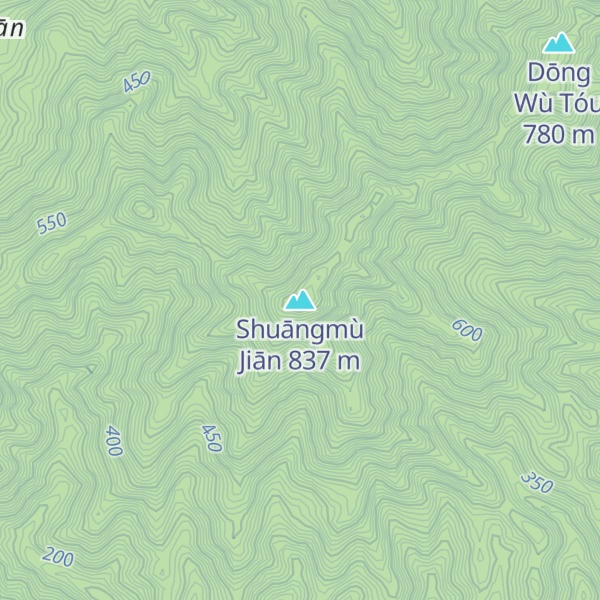 Map of Shuāngmù Jiān