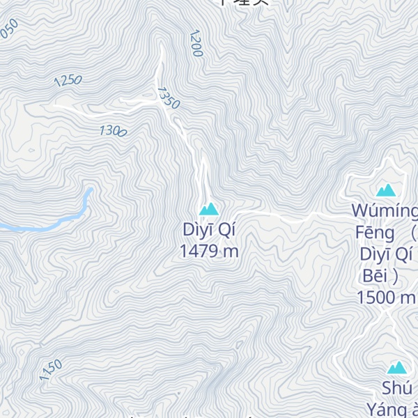 Map of Dìyī Qí