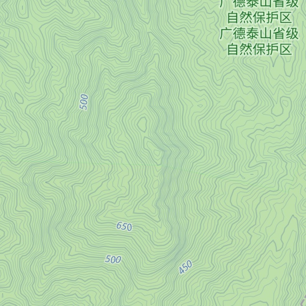 Map of Tàishān