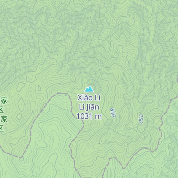 Map of Xiǎo Lì Lì Jiān