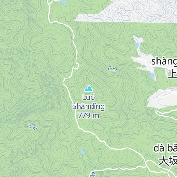 Map of Luó Shāndǐng