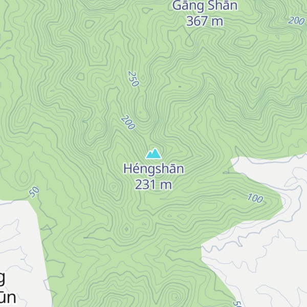 Map of Héngshān