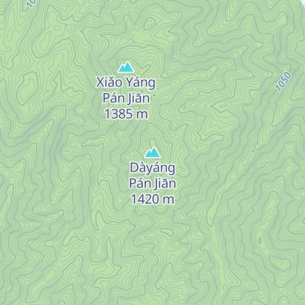 Map of Dàyáng Pán Jiān