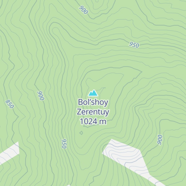 Map of Bol’shoy Zerentuy