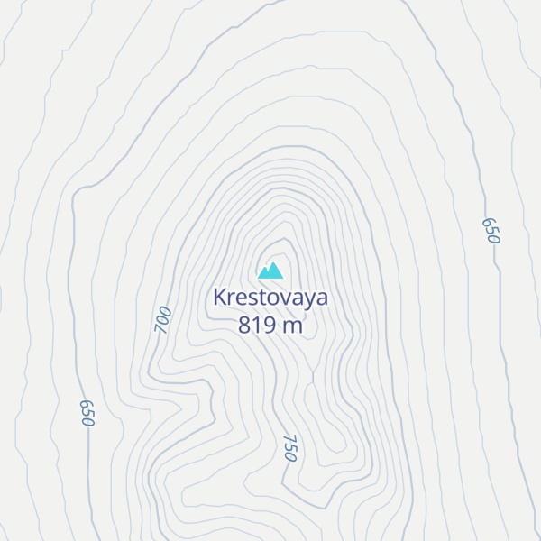 Map of Krestovaya