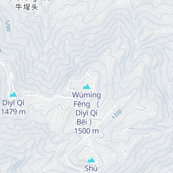Map of Wúmíng Fēng （ Dìyī Qí Bēi ）