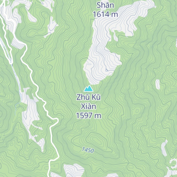 Map of Zhū Kū Xiàn