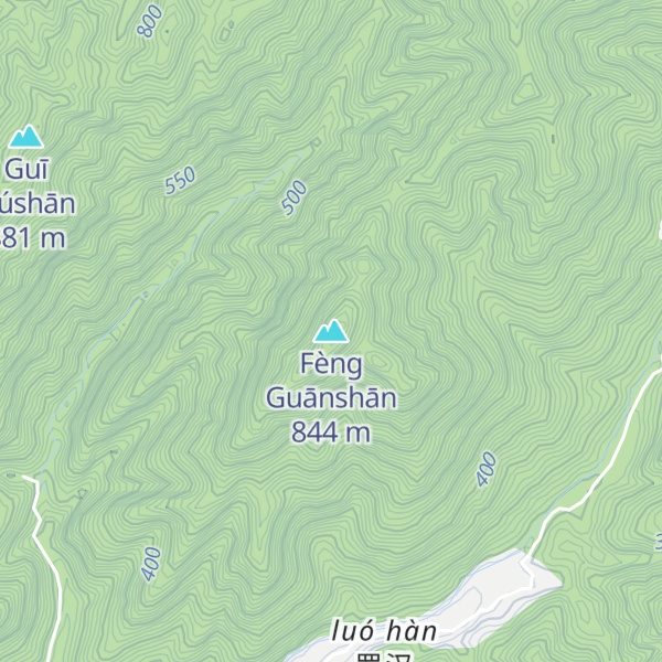 Map of Fèng Guānshān