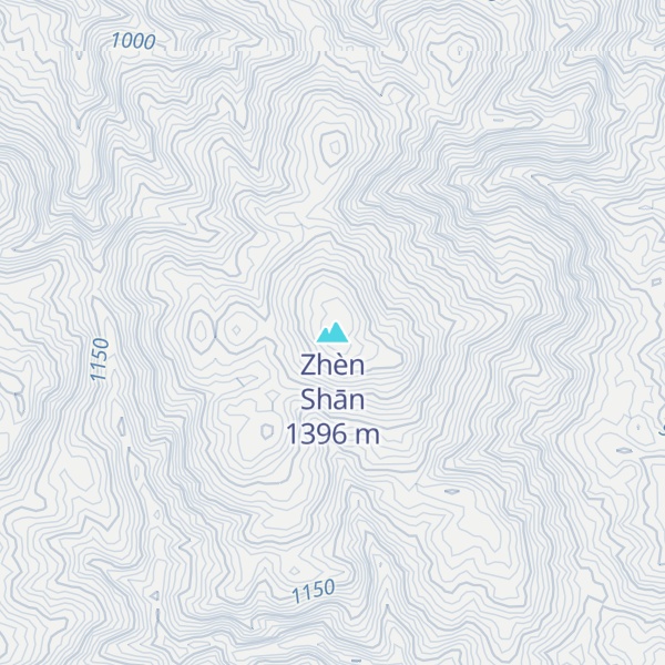 Map of Zhèn Shān