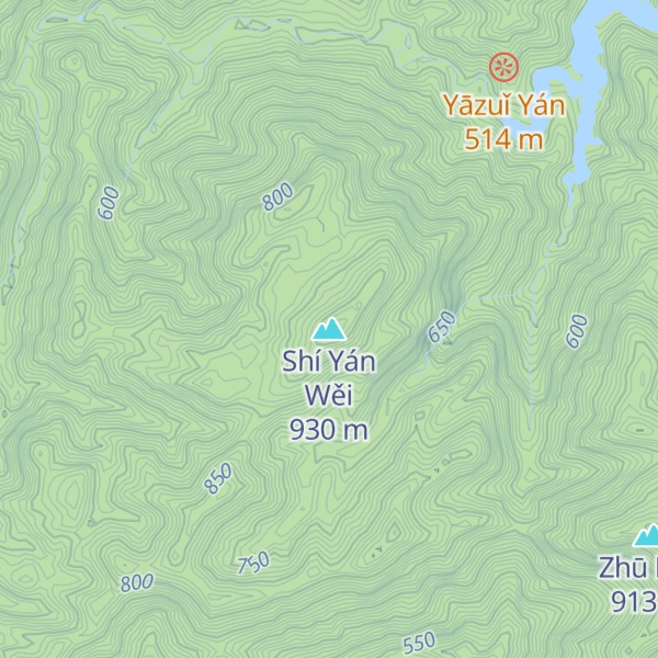 Map of Shí Yán Wěi