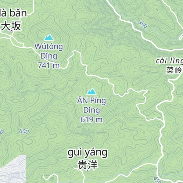Map of ĀN Píng Dǐng
