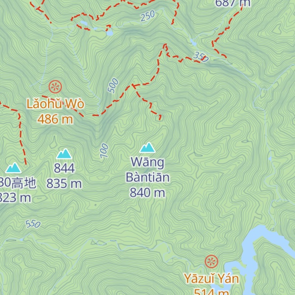 Map of Wāng Bàntiān