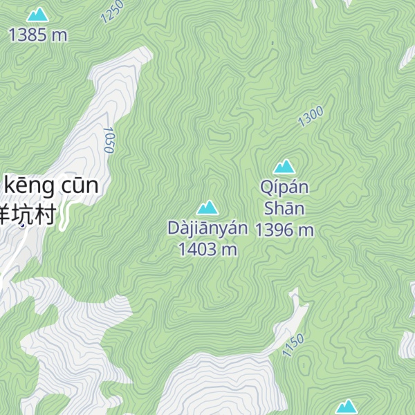 Map of Dàjiānyán