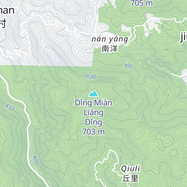 Map of Dǐng Miàn Liáng Dǐng