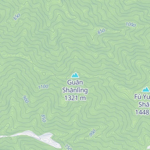 Map of Guān Shānlǐng