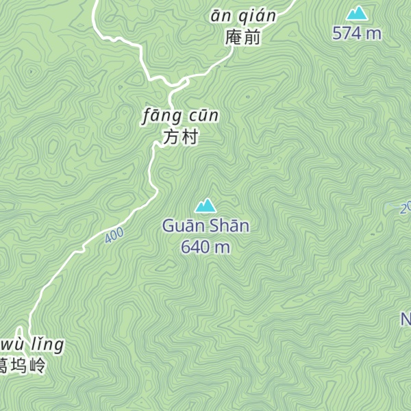 Map of Guān Shān