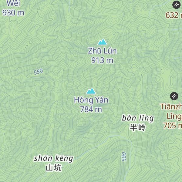 Map of Hóng Yán
