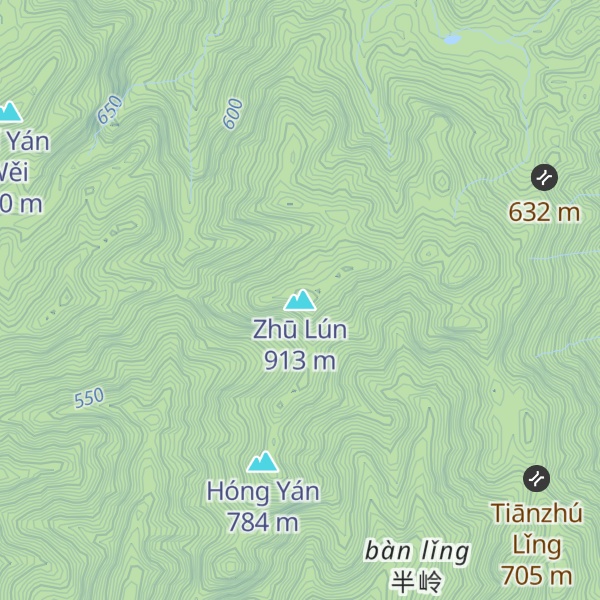 Map of Zhū Lún