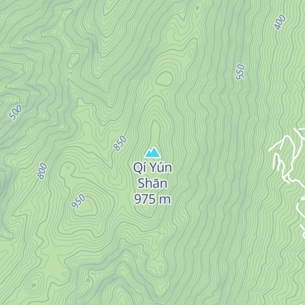 Map of Qí Yún Shān