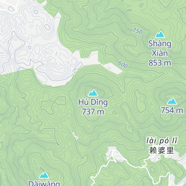 Map of Hú Dǐng