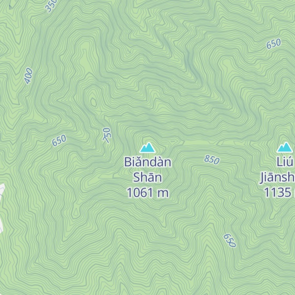 Map of Biǎndàn Shān