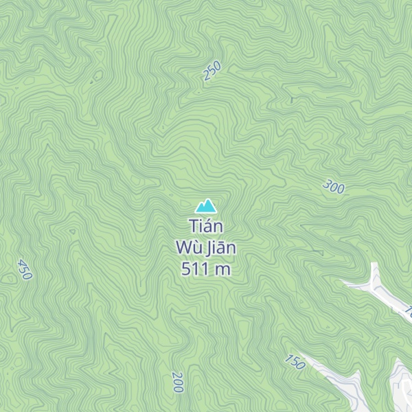 Map of Tián Wù Jiān