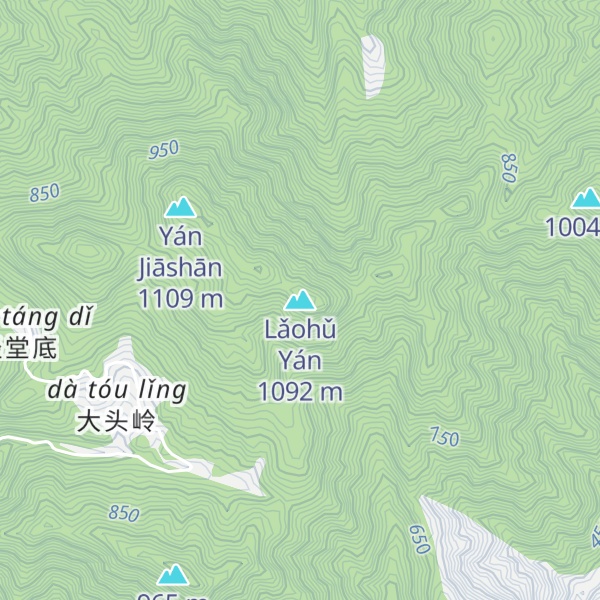 Map of Lǎohǔ Yán