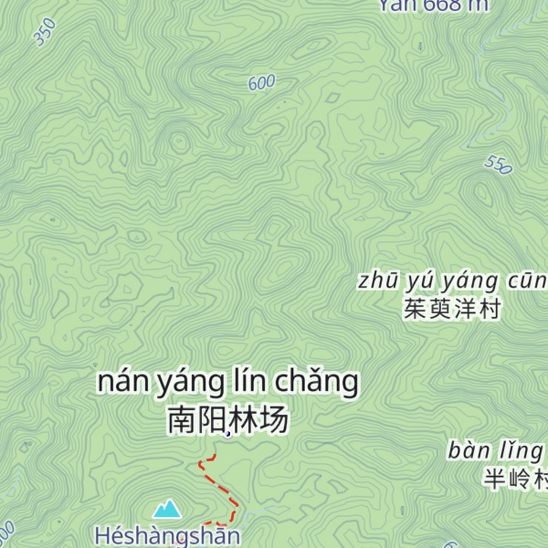 Map of Shuāng Guì Shān