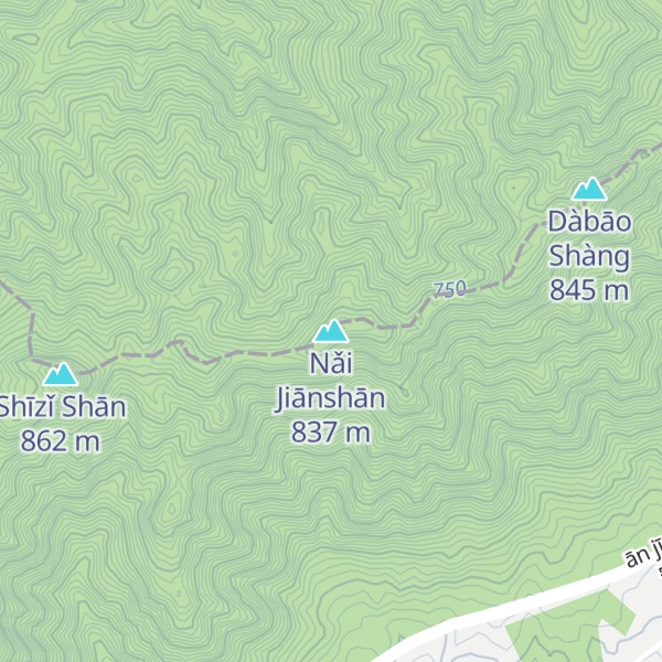 Map of Nǎi Jiānshān