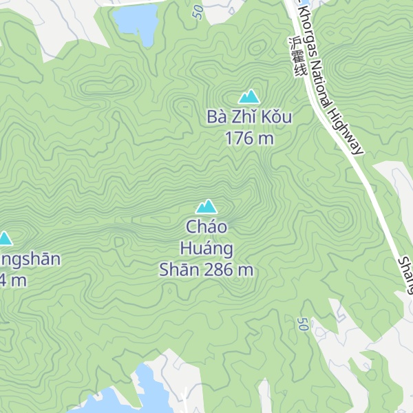 Map of Cháo Huáng Shān