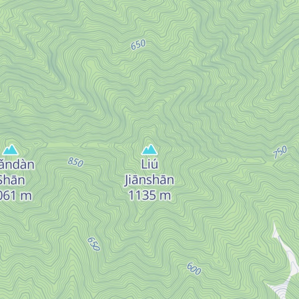 Map of Liú Jiānshān