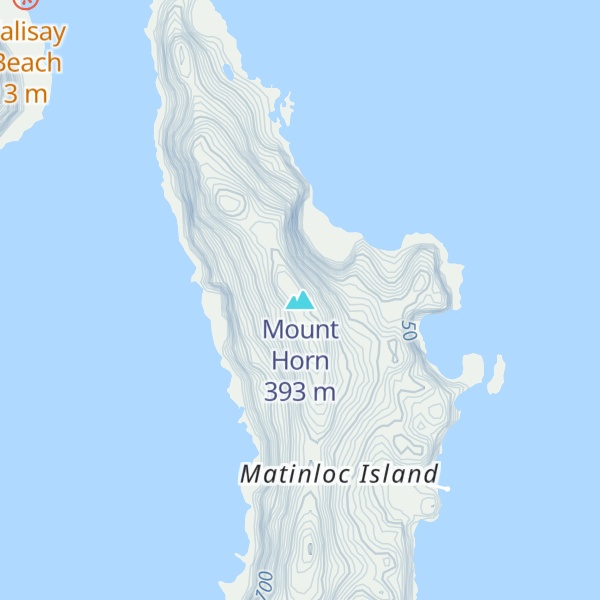 Map of Mount Horn
