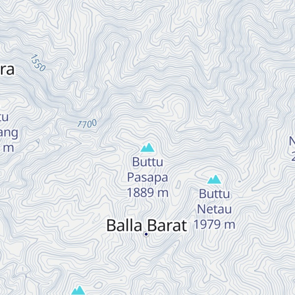 Map of Buttu Pasapa