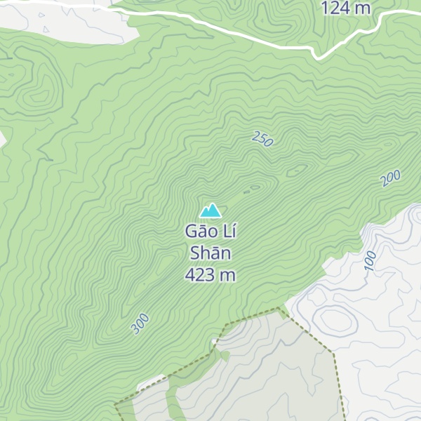 Map of Gāo Lí Shān