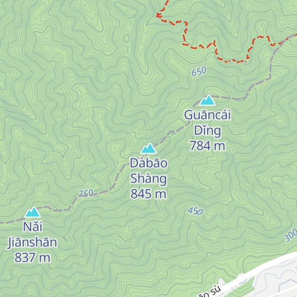 Map of Dàbāo Shàng