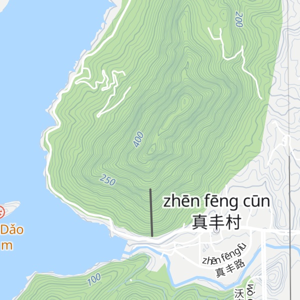 Map of Shí Zhúshān Zhuàngyuán Fēng