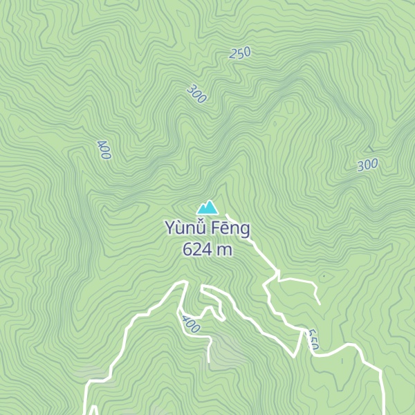 Map of Yùnǚ Fēng