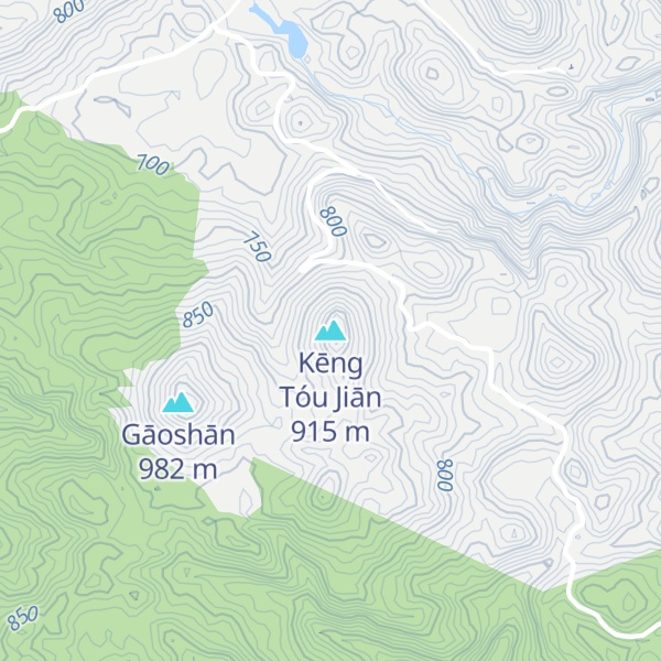 Map of Kēng Tóu Jiān