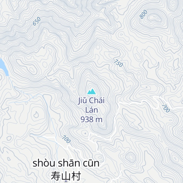 Map of Jiǔ Chái Lán