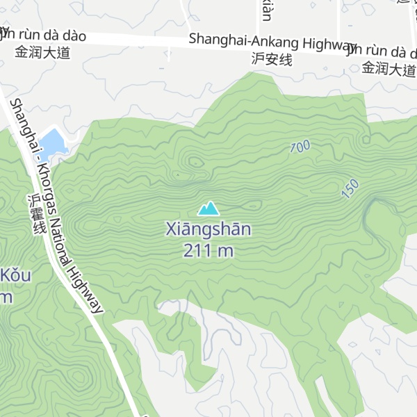 Map of Xiāngshān