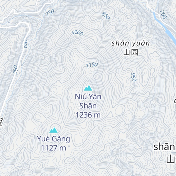 Map of Niú Yǎn Shān