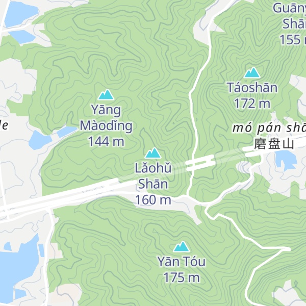 Map of Lǎohǔ Shān